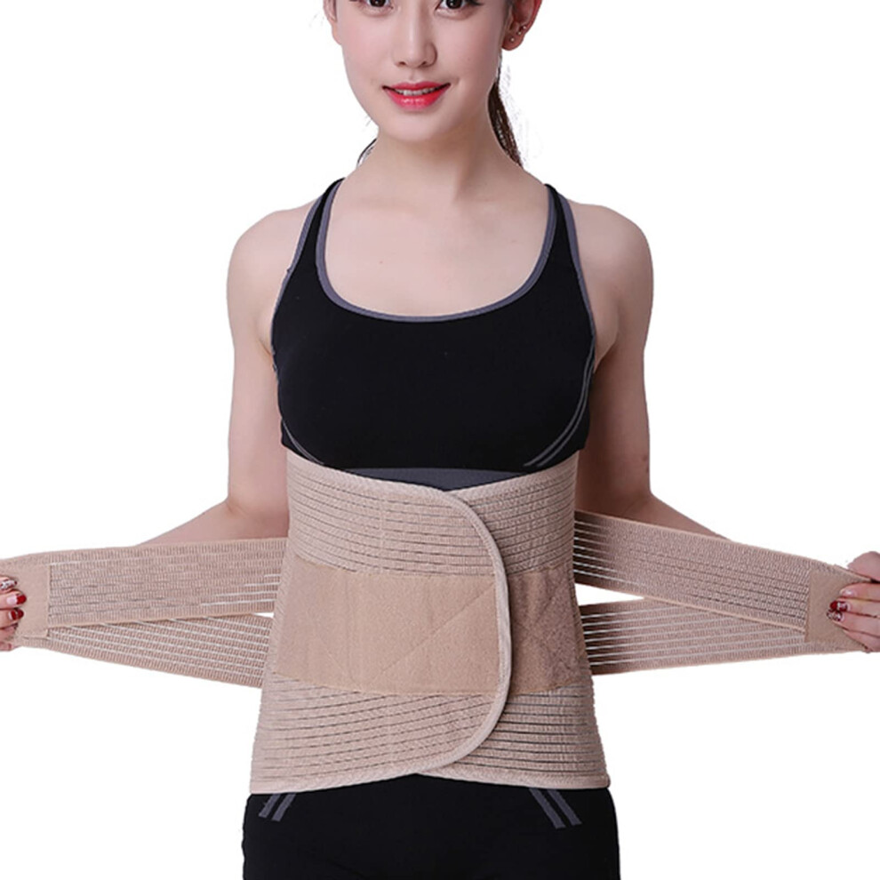 Back Support Belt with Full Back Coverage, Posture Corrector for Lumbar Pain Relief, Adjustable Brace