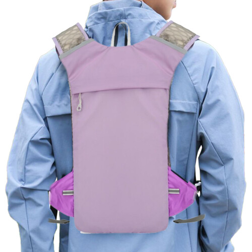 Sports Hydration Pack, Hydration Bubble Water Backpack Running Vest Violet C