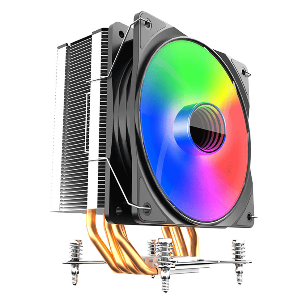 Quiet Cpu Fan 4Pin Pwm Rgb Fan Effective Cooling For- Black 7732000483189