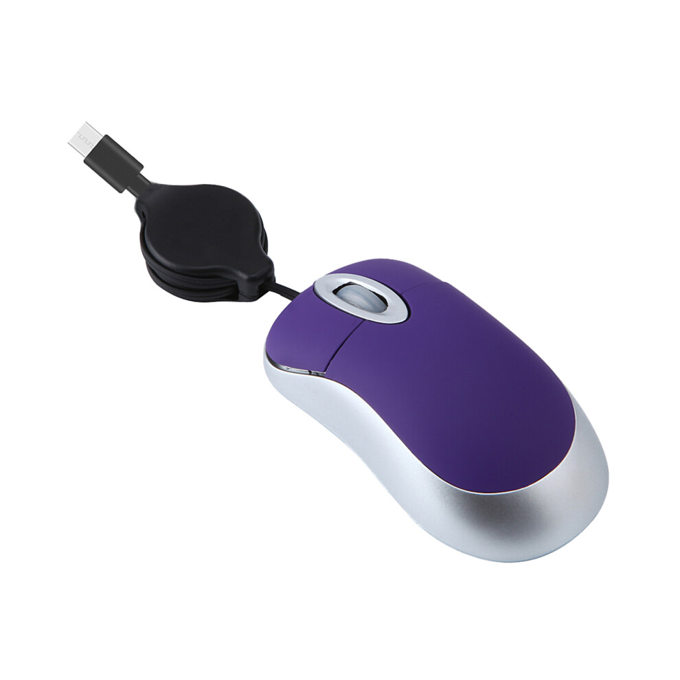 Usb C Corded Mouse Laptops Mouse Corded Mouse Optical- Purple 7732000483790
