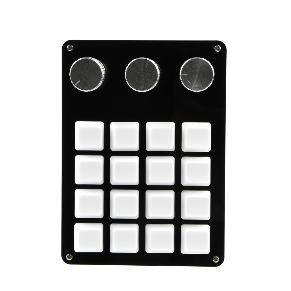 Programming Macro Keyboard 3 Knob Rgb 16 Keys Copy Pastes Mini 7732000486562