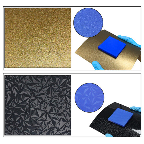 Plaque de construction en acier diamant PEO PET, accessoire pour 1