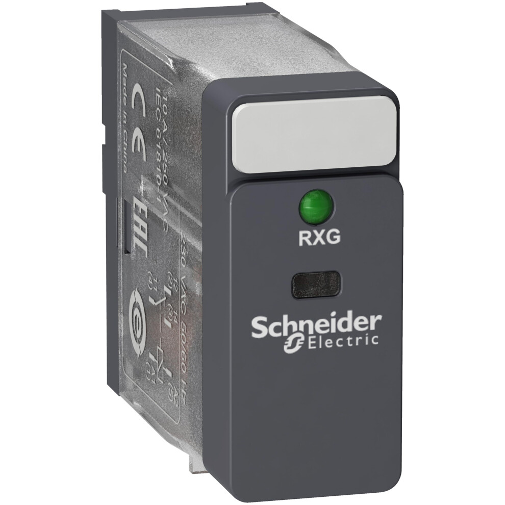 Rxg13p7 Industrial Control Relay 230V 10A Plugin With Led Status Indicator 9189345092237