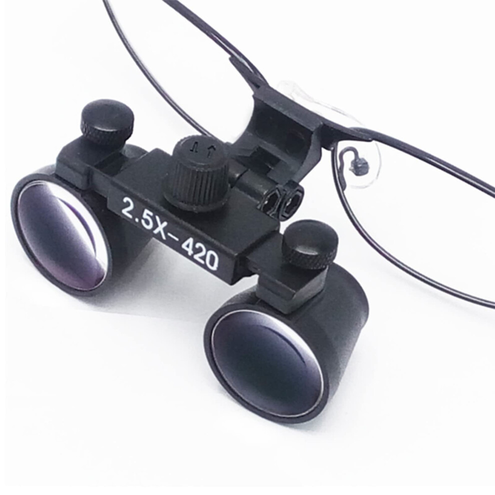 Dental Surgical Magnifying Glass Working Distance Dentist Magnifying Glass 2.5X Magnification