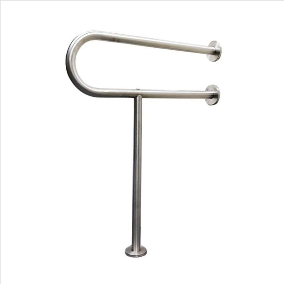 Toilet Safety Rails for Elderly and Disabled with AntiSlip Wall and Floor Mounted Grab Bars