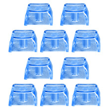10 STKS BLANCO Keycaps XDA Transparante Backlit-Blauw door