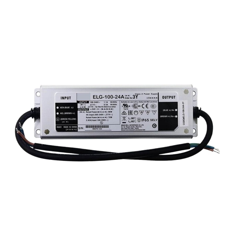 Elg100 Waterproof Led Power Supply 24V 100W Ip67 Outdoor Led Driver 9365049000482