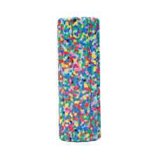 Soft Foam Pilates Roller for Muscle Massage - Small Camouflage Color Roller for Back and Leg Relaxation