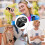 Wireless Scrolling Ring Remote Control for Camera Video Recording, Picture Taking, E-Book Reading, Short Video Watching, Black 3
