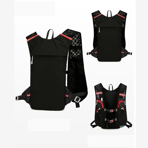 Hydration Backpack, Sports Supplies MultiPocket Water Daypack, Black 2