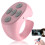 Bluetooth Ring Remote with Ergonomic Finger Design for Phone Scrolling and Control for iOS Devices Pink 1