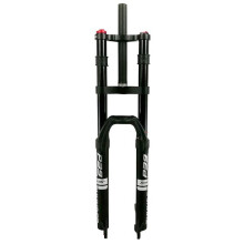 Downhill Mountain Bike Suspension Fork 26 27.5 29 Inch Travel 160mm Air Fork Double Crown Front Fork 11/8 Straight Tube with Lockout