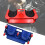 PE Rolling Knee Pads For Car  With Wheels, Red, Workshop Protection 3