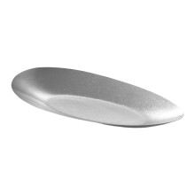 Zware meters 304 roestvrij staal retro dinerbord-vintage zilver