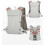 Hydration backpack for cycling, jogging, gray B 5