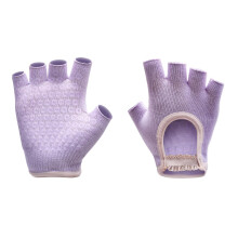 Sport Gloves for Pilates and Cycling - Breathable Half Finger Gym Gloves for Comfort and Grip, Adjustable Size