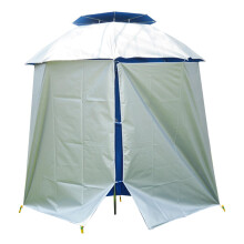 Durable Beach Umbrella with Instant Shade, Foldable Beach Tent for Sun Protection, Waterproof Canopy for Fishing, Camping, and Beach Trips 4.8 meters