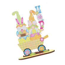 Holiday Decorations Wood Craft Ornaments For Home Party-cart