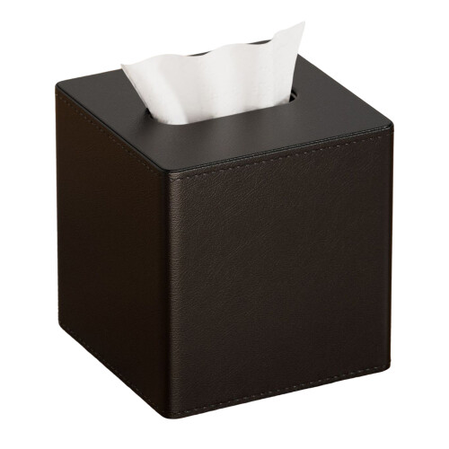 Stylish Tissue Storage Box Clear Bright Color with-Black