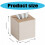 Stylish Tissue Storage Box Clear Bright Color with-Black 4