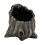 Planter Trunk Planter Succulents Pots Stump Planter-silver gray 1