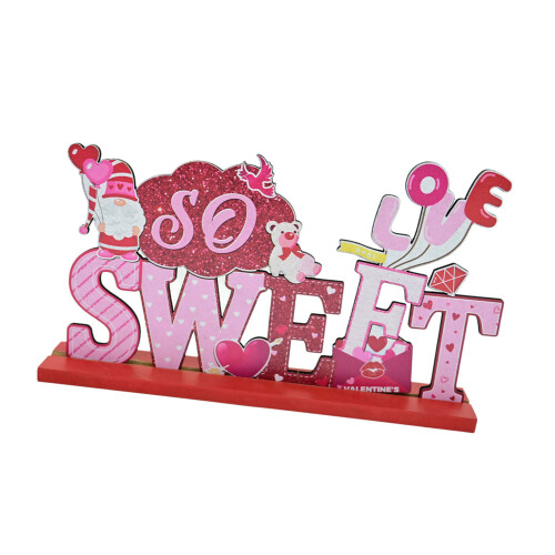 Décoration sculptée en bois pour la saint-valentin,-23011