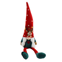 Holiday Tabletop Decors with Knitted Gnomes Figurines-  female