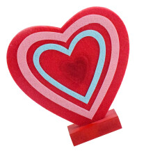 Stylish Heart Tabletop Ornament For Important-red love heart