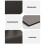 Stylish Tissue Storage Box Clear Bright Color with-Black 5