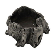 Artificial Driftwood Succulents Planter Resin Tree-grandma gray