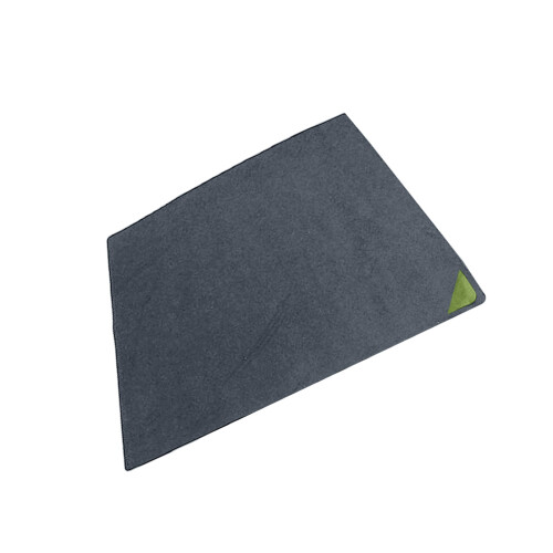 MultiPurpose Drum Mat Drum Floor Mats Drum Pad For-Gray