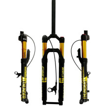 Mountain bike suspension fork 29 inch air shock absorber DH bikes front wheel fork 11/8 straight steering 100 mm travel thru axle remote lockout