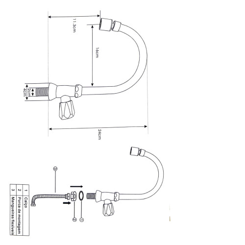 Robinet de lavabo de salle de bains moderne, robinet de lavabo 2