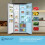 Fridgemaster MS83430ES American Fridge Freezer 12