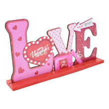 Houten ornament voor het uiten van liefde en het-23010