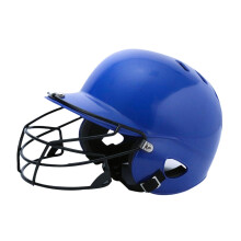 Youth Baseball Helmet with Face Protection for Softball, Blue, Adjustable Size, Lightweight Material, Safety Certified