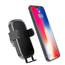 Încărcător wireless inteligent cu prindere automată pentru ventilația mașinii, încărcare rapidă de 15 W, potrivit pentru dispozitive Apple,