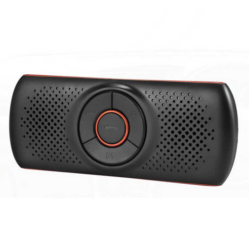 Ασύρματο ηχείο Bluetooth, φορητό κιτ αυτοκινήτου hands-free με μαγνητικό κλιπ ζελατίνας,