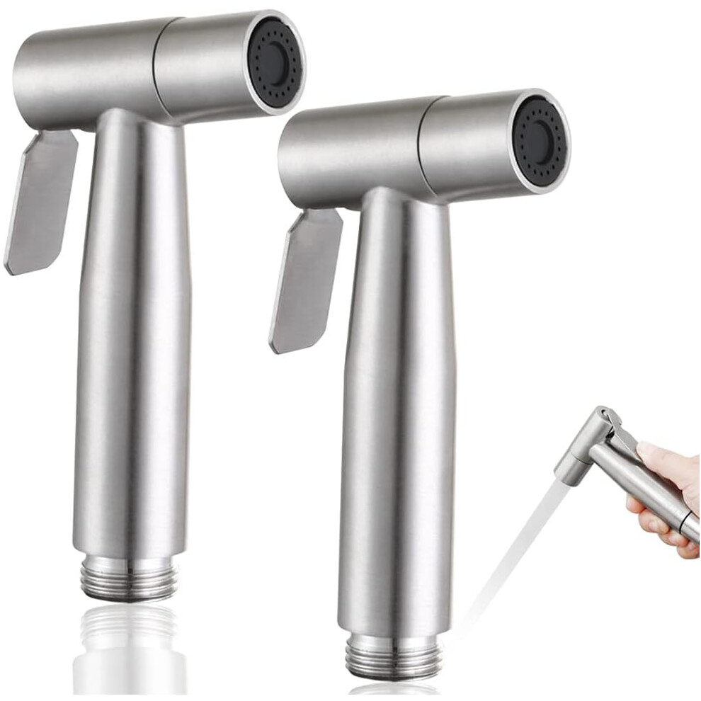 Easy Water Pressure Adjustment Hand Held Bidet Sprayer, Save Water With Rust-Proof And Anti-Corrosion 304 Stainless Steel 9148971566178