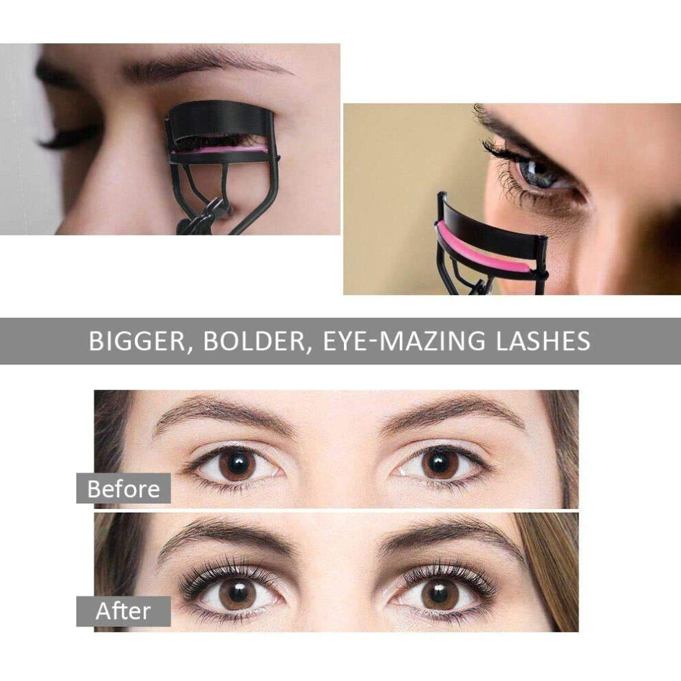 Lash Beauty Set, Eyelash Mascara Applicator with Professional Lash Curlers, Non-Pinching Design for Consistent Pressure and Safe Application
