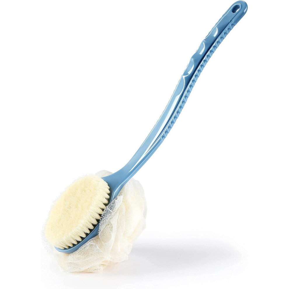 Exfoliating Body Tool, Loofah Sponge With Soft Nylon Mesh For Gentle Yet Effective Scrubbing, Ideal For Promoting Blood Circulation And Skin Health