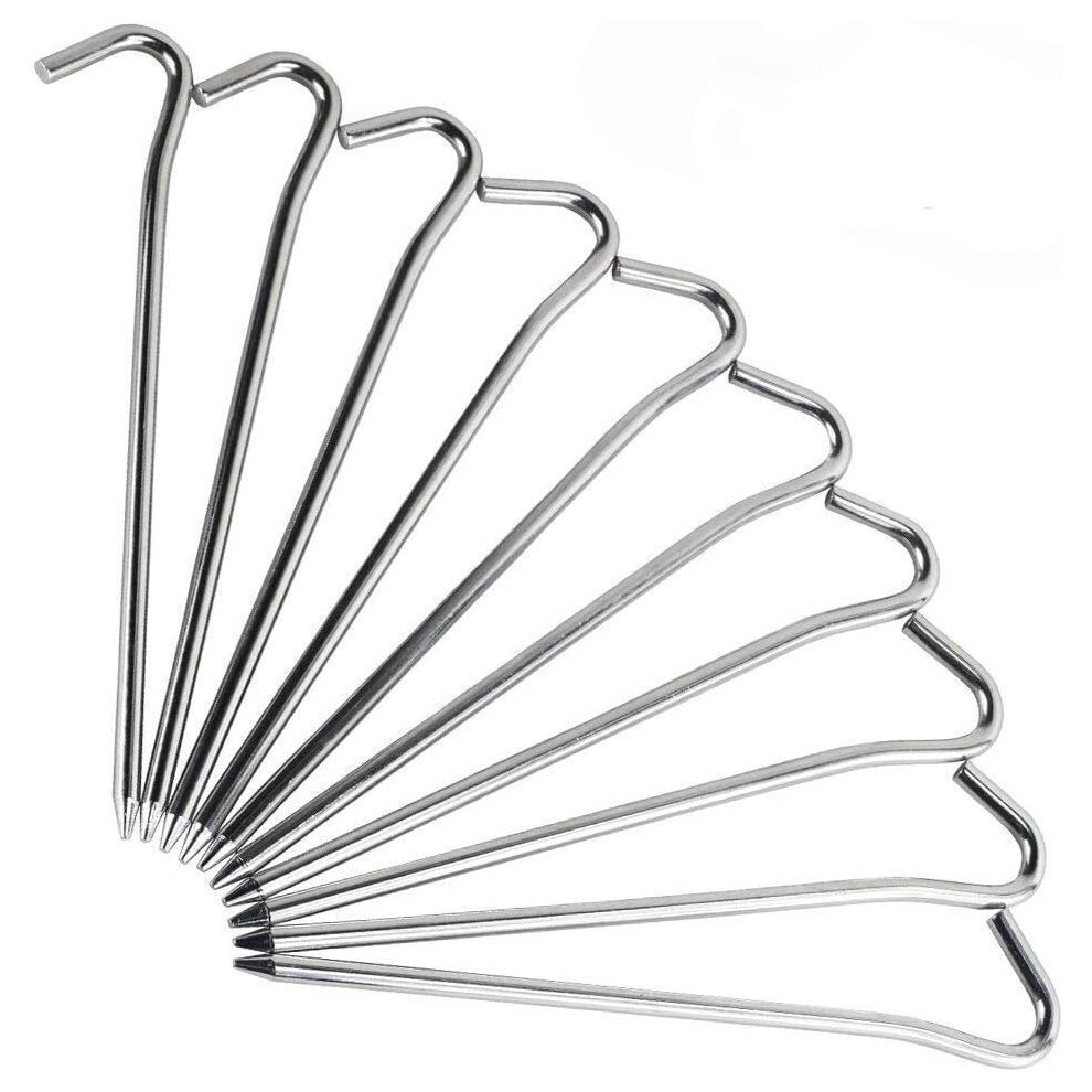 Aluminium Alloy Tent Stakes, Galvanized Non-Rust Anchoring Pegs For Outdoor Camping, Lightweight & Durable Alternative To Steel, Perfect For 9128293620307