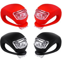 Cykelbelysningsset, ultraljusa LED-cykellampor fram och bak, designade för säker synlighet på vägar, mountainbikes - enkel installation,