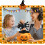 Καλάθι με λούτρινα ζωάκια για το Halloween, λούτρινο μαξιλάρι με λούτρινα ζωάκια για 4