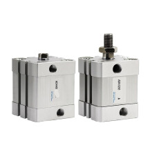 Cylinder with 1 piece ADN32/40 mmX5/10/15/20/25/30/35/40/45/50PA compact square (Stroke 10 mm, Bore 32 mm PA) Bore 32mm PA Stroke 10 Mm