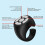 Bluetooth Remote Control Ring with 15m Range, Wireless Phone Scroller for Android and iOS with Charging Case 2