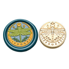 Rabbits Wax Seal Stamp Animal Series Sealing-moon dragonfly