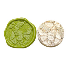 Lovely Birds Wax Seal Stamp for Album Cards-texture butterfly
