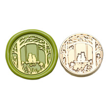 Rabbits Wax Seal Stamp Animal Series-Stay together for th