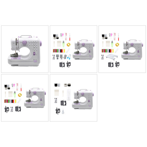 Electric Sewing Machine Adjustable Speed 12 Stitching Pattern-2 1